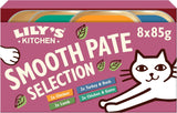 Lily's Kitchen Natural Wet Tender kattenvoer voor volwassen katten, bakken, graanvrije recepten, assortiment (32 bakken x 85 g)