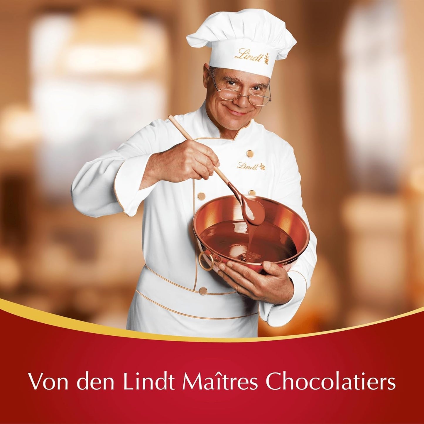 Lindt-chocolade | LINDOR melkchocoladesticks, Promotie-aanbieding | 100g | 4 LINDOR melkchocoladerepen met smelt-in-je-mond-vulling | Chocoladesticks (pak van 3)