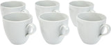 Alessi SG53/87 'Mami' Kaffee-Obertasse 6 Stück aus wit Porzellan 8,0 cm Durchmesser