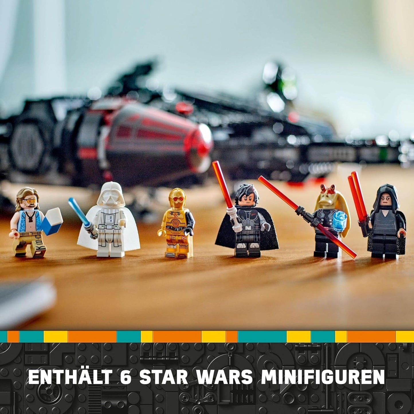 LEGO Star Wars Dark Millennium Falcon, ruimteschipset, bouwspeelgoed voor kinderen, verjaardagscadeau voor jongens, meisjes en fans, avonturenspeelgoed 75389 Bouwsets Besuche in LEGO-Store