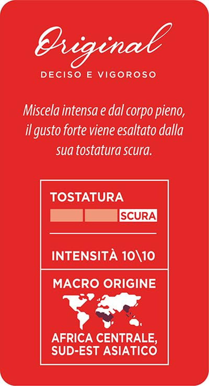 Caffè Mauro Torrefazione Kaffee Kompostierbare Pods, Recyclebare Verpackung, Originele Mischung - 100 stuks - Intensiteit 10/10 - Compatibel met ESE Systeem Papierblokken 44 mm