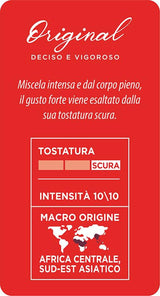 Caffè Mauro Torrefazione Kaffee Kompostierbare Pods, Recyclebare Verpackung, Originele Mischung - 100 stuks - Intensiteit 10/10 - Compatibel met ESE Systeem Papierblokken 44 mm