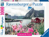Ravensburger Puzzel Scandinavische plaatsen 16740 - Reine, Lofoten, Noorwegen - Legpuzzel van 1000 stukjes voor volwassenen en kinderen vanaf 14 jaar Puzzel Naty Shop