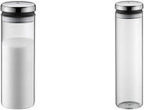 WMF Depot Glazen Voorraadpot 1,5L Hoogte 28,5cm Voorraadpot Met Deksel & Depot Glazen Voorraadpot 2L Hoogte 36cm Voorraadpot Met Deksel Voedselopslagdozen Naty Shop 2L Glazen Pot Pack