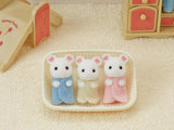 Sylvanian Families L5337 Marshmallow Mouse Triplets - Poppenhuisfiguren Naty Shop-poppen