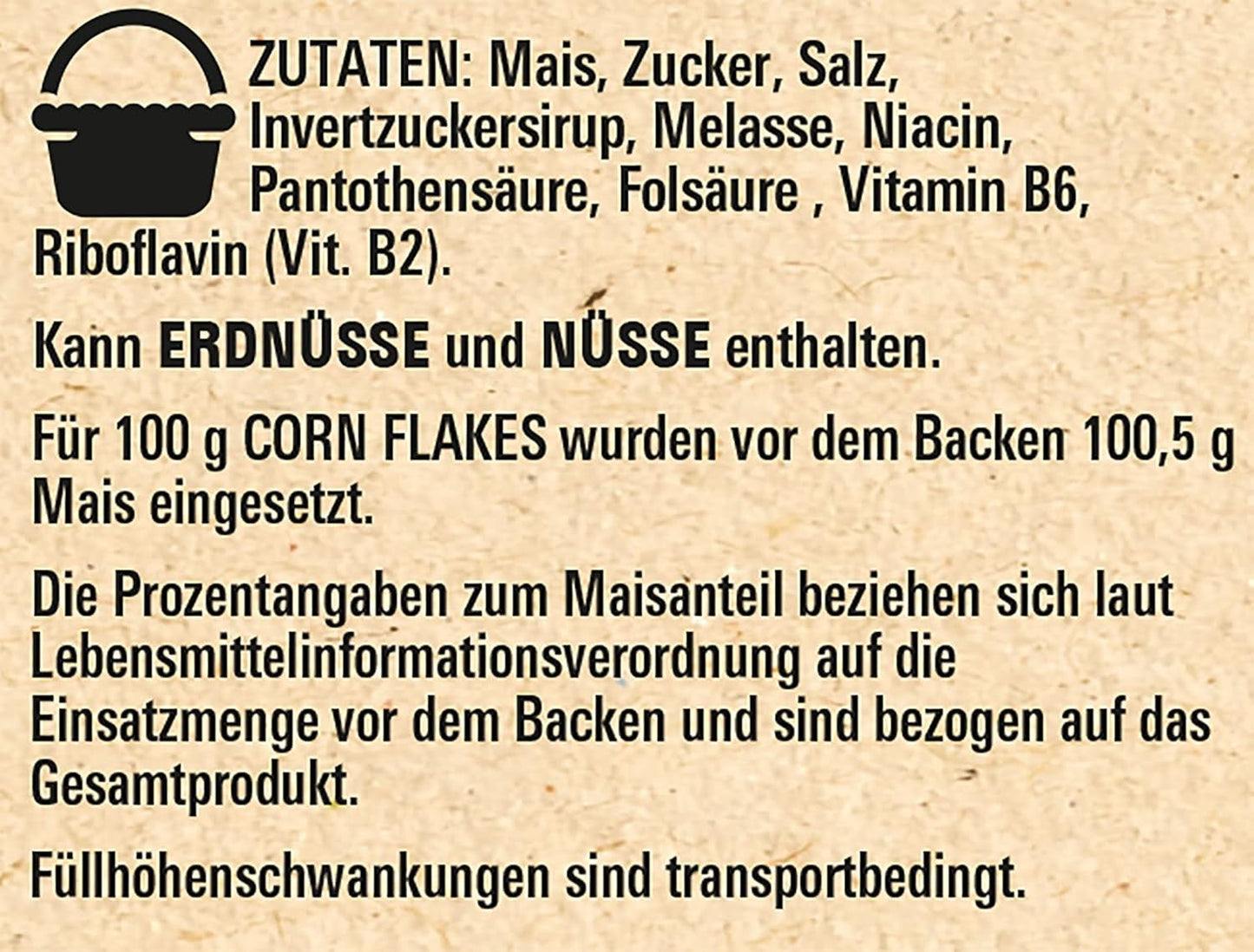 Nestlé Cereals Cornflakes, Klassieke Cornflakes, Glutenvrij, Verpakking van 1 (1 x 375 g)