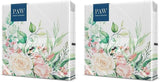 PAW - 3-laags servetten (33 x 33 cm) I 20 stuks I Perfect voor verjaardagen, feesten, bruiloften, communies en feestdagen I Gekleurde papieren servetten - Bloemen, Rozen I Kleur: Floral Moments (Pack van 2)