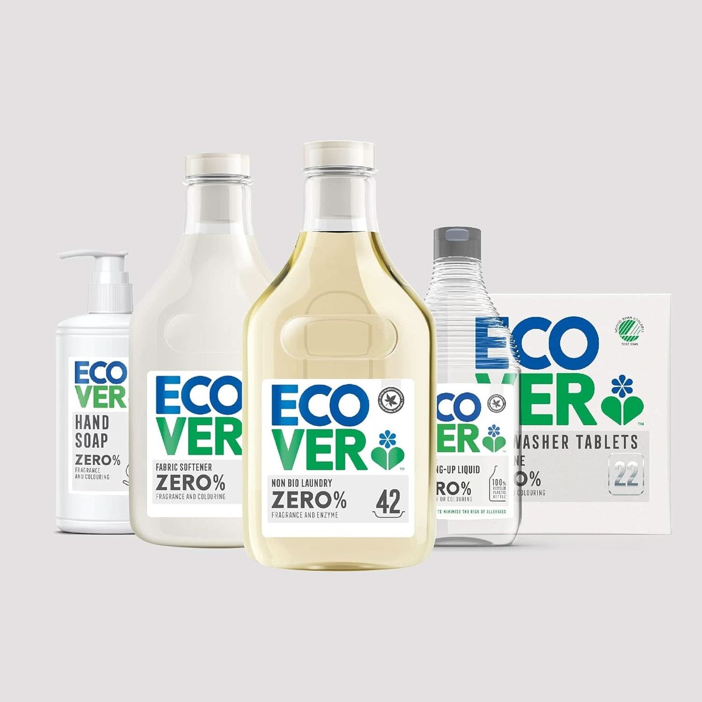 Ecover ZERO All-In-One, vaatwascapsules (25 Tabs/500 gram) Keukenwasmiddelen Naty Shop