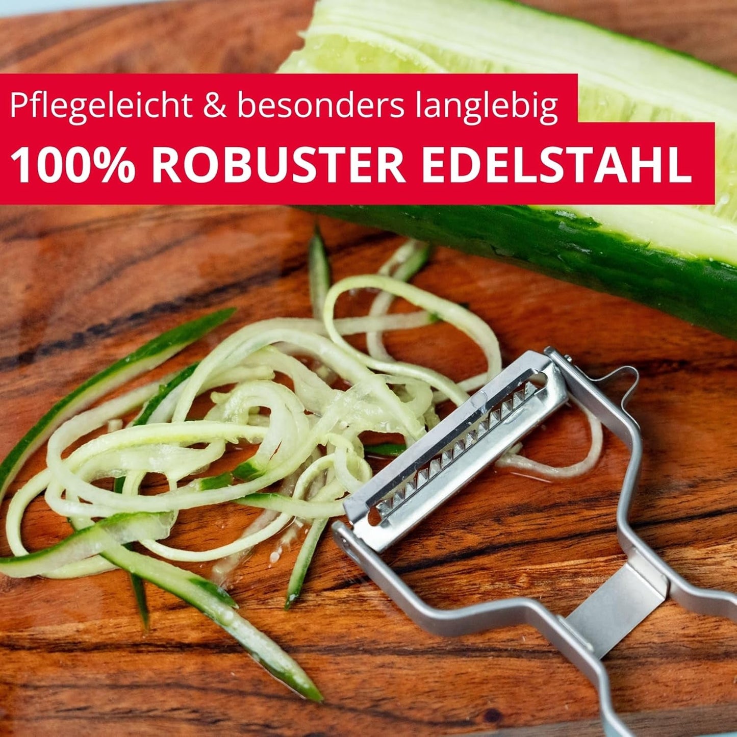 Westmark Julienne dunschiller, roestvrijstalen dunschiller Naty Shop