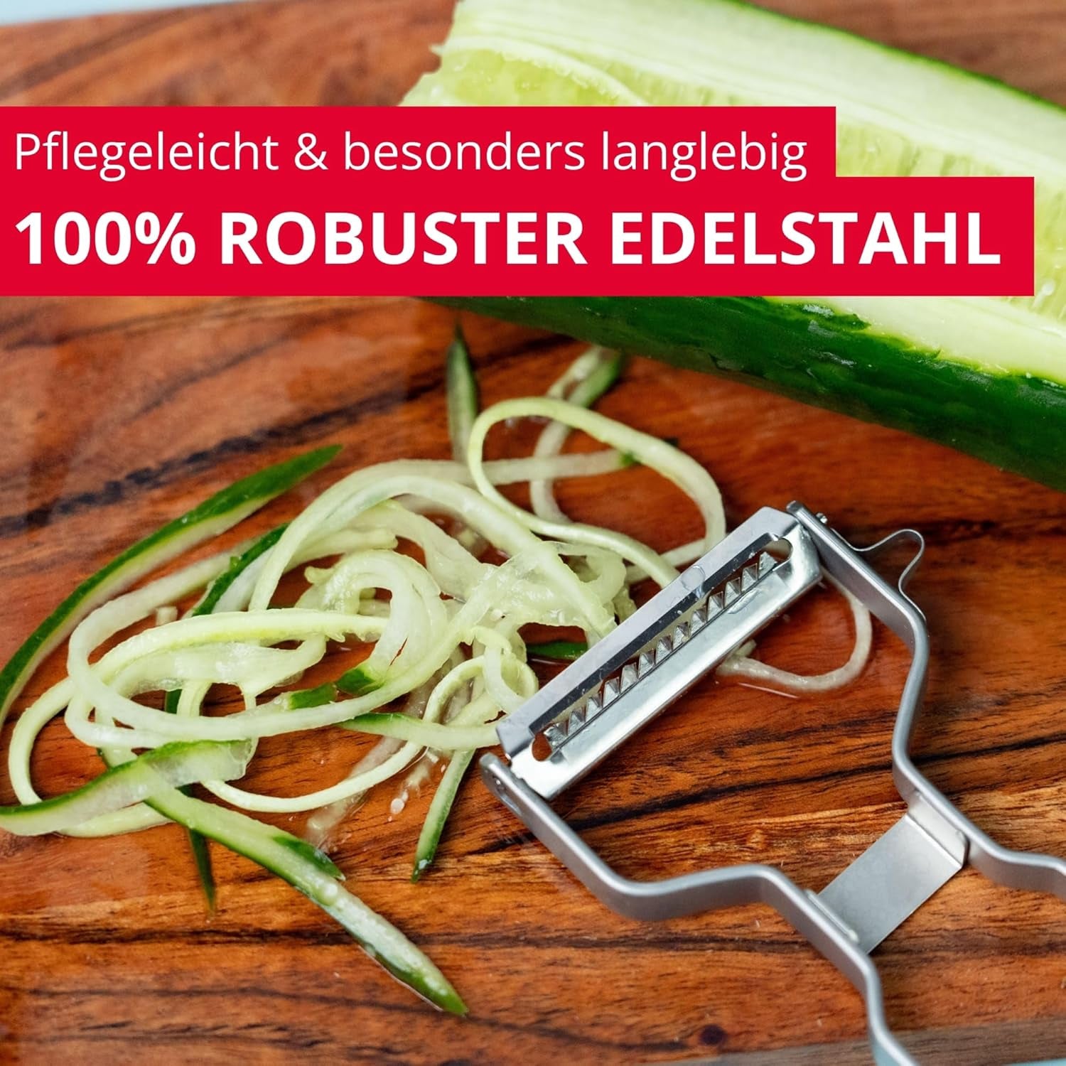 Westmark Julienne dunschiller, roestvrijstalen dunschiller Naty Shop