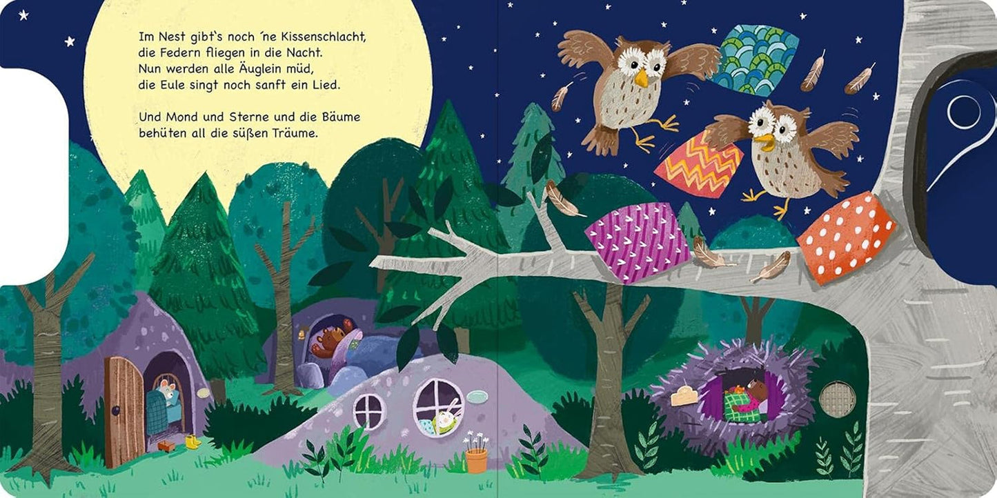 Shoo, shoo, nu slaap jij ook!: Slider en 11 geluiden | Een innovatief boek met schuifgeluiden voor kleintjes vanaf 18 maanden Bebe Naty Shop Toys