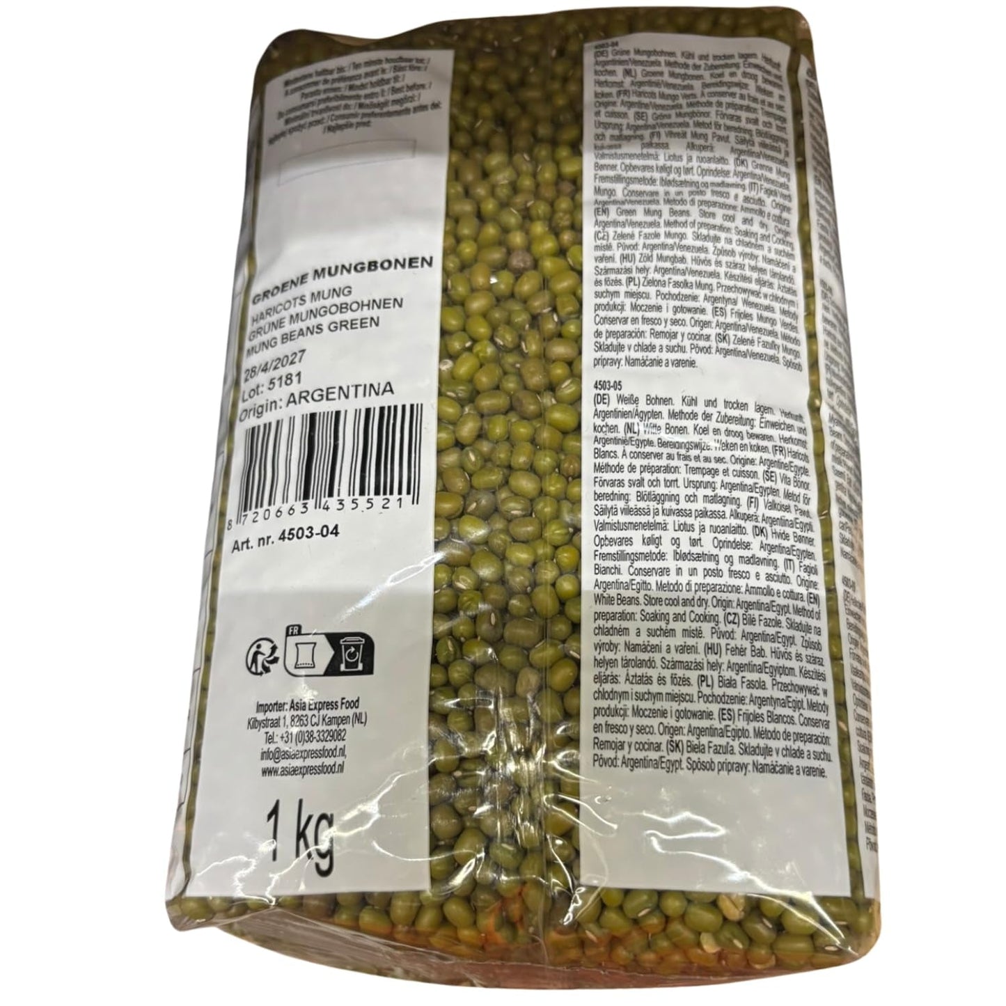 AFROASE - Groene bonen - 1 x 1 kg