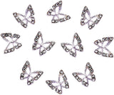 10 stuks Legering Vlinder Nagelbedels Metaal Nagelkunst Hanger Stenen Voor Diamanten Nagels Edelstenen Nagelsieraden Kunstdecoraties Nagelkunst Sieraden maken