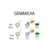 Groene thee Umami Bio Genmaicha uit Japanse culturen, 100g - Theeblaadjes met gebakken rijst -