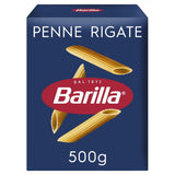 Pasta Barilla Klassiek Penne Rigate Nr. 73 van hoogwaardige durumtarwe, altijd beetgaar (1 x 500 g)
