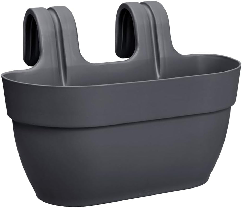 elho Vibia Campana Easy Hanger M 36 - Pot voor balkon en buiten - Ø 36,0 x H 26,5 cm - Zwart/Antraciet