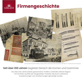 Gerlach Flow Besteck-Set 6 Personen Spülmaschinenfest Essbesteck Besteck Aus Edelstahl Messer Gabel Löffel Teelöffel Tafelbesteck Rostfrei 24 Stk, Zilverlänzend Kitchen Naty Shop