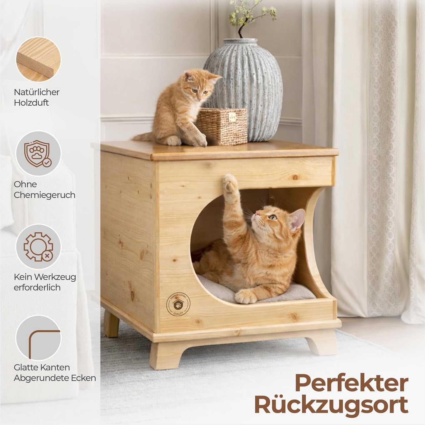 Dekens en meubels, Huisdieren, Grotten & Huizen, Katten, Kattenbedden, Katten - bedden, matrassen