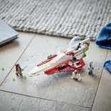 LEGO Star Wars Jedi Starfighter Obi-Wan Kenobi, bouwbaar speelgoed met Taun We, Droid-figuur en lichtzwaard, Attack of the Clones Set 75333 Bouwsets Besuche in LEGO-Store