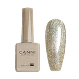 CANNI gel nagellak, semi-permanent, donkerpaars, nagellak, UV-gel, losweken, manicure