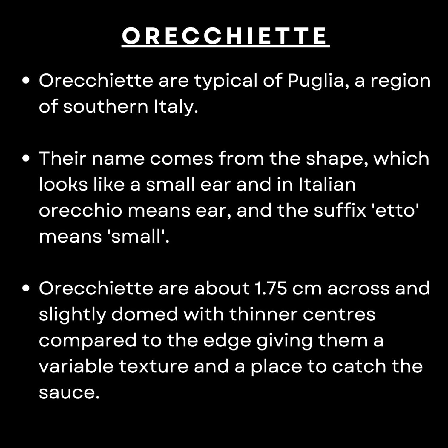 Orecchiette-pasta, 500 g