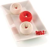 Silikomart, Vorm voor Tartufo-siliconencakes, 8 enkele poorten, Ø 62 H 52 mm Keuken Naty Shop Coccola