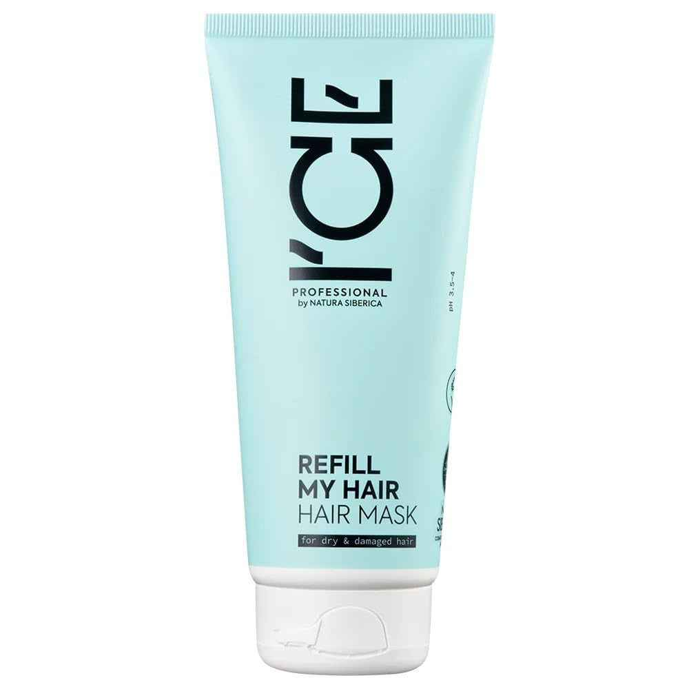 NATURA SIBERICA ICE Navulling My Hair Mascarilla Caplar Cabello SECO 200 ml Haarmasker Naty Shop Standaard titel