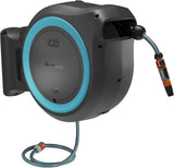 Gardena PowerRoll XXL Solo draadloze muurslangenbox: automatische slanghaspel met 40 m tuinslang, slanggeleider en RollControl, batterijvoeding, UV- en vorstbestendig (18647-55)