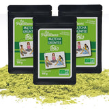 | Matcha biologisch poeder 100 g | Groene Thee Matcha Poeder Ceremoniële Kwaliteit | 100% natuurlijk en premium kwaliteit | Ontgiftende thee | Compatibel met Matcha-set, steel, kom en glas.