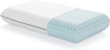 LUCID memory foam kussen met gel 40x60 cm - ademend - verkoelend effect - wasbare hoes - Oeko-Tex gecertificeerd kussen, wit