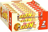 Nestlé LION chocoladereep met karamel, knapperige snack, knapperige chocolade en knapperige chips, karamelvulling, een speciale eetervaring, multi-pack, 28-pack (elk 2 x 30 g)