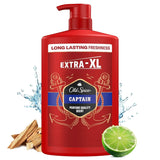 Old Spice Captain 3-in-1 douchegel en shampoo voor mannen, 1 liter douche en bad Naty Shop Captain