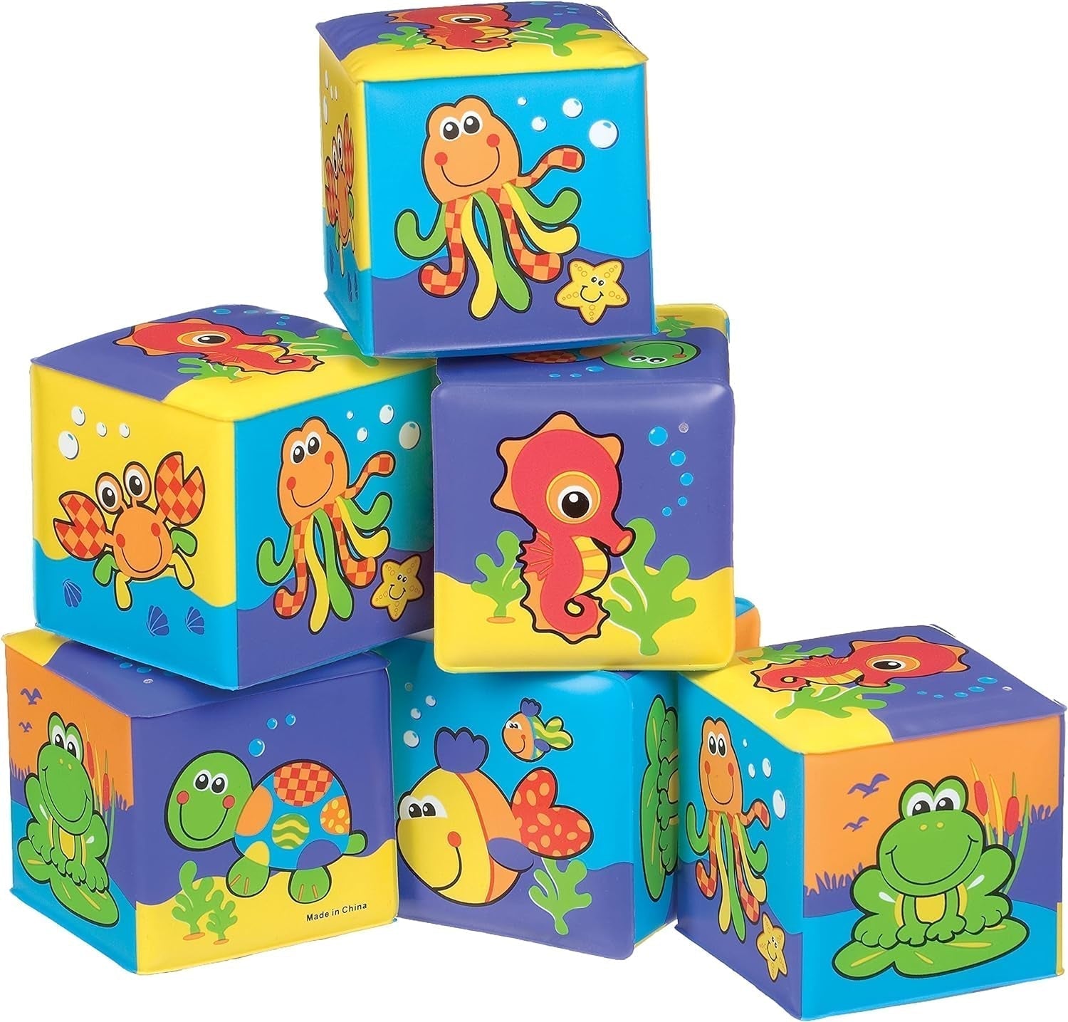 Playgro badboekje - Waterspeelgoed - Kinderspeelgoed - Speelgoed - Peuters - Kinderwaterspeelgoed - Kinderbadboekje - kleurrijk Speelgoed Bebe Naty Shop Badkubus