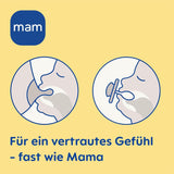 MAM Air siliconen fopspenen, 2 stuks, extra licht en luchtig ontwerp, tandvriendelijke babyfopspeen gemaakt van MAM SkinSoft speciale siliconen met fopspeendoos, 6-16 maanden beer/neushoorn