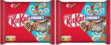 Nestlé Chunky Funky Krokante Wafel in Melkchocolade Multipack, 2 Stuks (4 x 40 g elk)