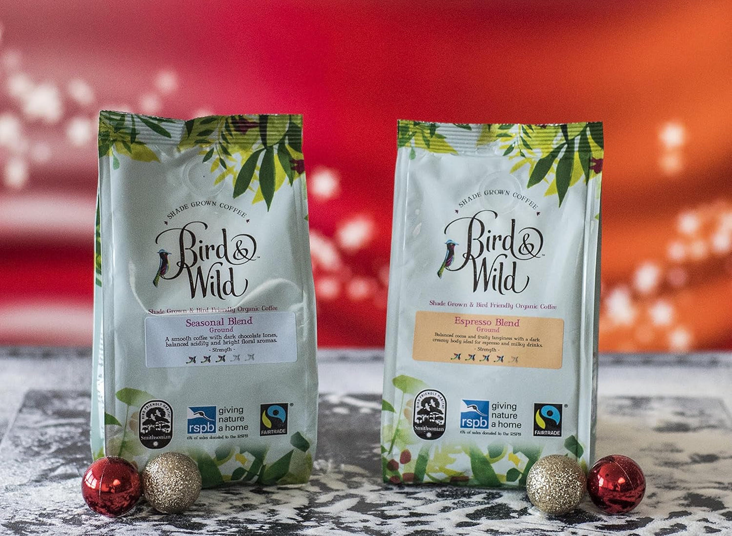 Kenmerkende espressomix, Fairtrade, hele bonenkoffie, biologisch, in de schaduw gekweekt, beschermd tegen vogels, nettogewicht 200 g