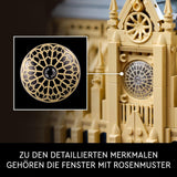 LEGO Architecture Notre-Dame de Paris, verzamelobject voor volwassenen, Frankrijk-souvenir, cadeau voor vrouwen, mannen, globetrotters en alle liefhebbers van geschiedenis, architectonisch model 21061 Bouwsets Besuche in LEGO-Store