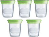 MAM Set van 5 containers voor melk en voedsel, gemaakt van plastic, zonder Bpa en Bps Accessoires Voeding en borstvoeding Bebe Naty Shop