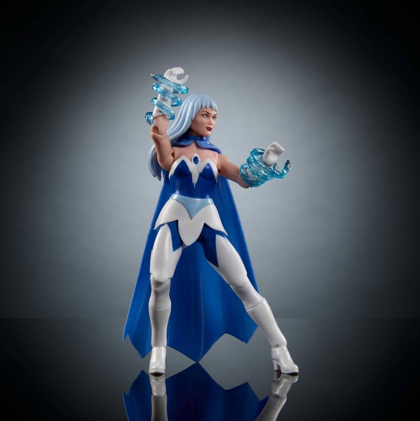 Masters of the Universe Origins Action Figure Cartoon Collection Frosta, ongeveer 14 cm groot, uit de tv-serie uit de jaren 80, prinses van de macht met ijskracht, gedetailleerd ontwerp en cape, JBM87 Actiefiguren Naty Shop