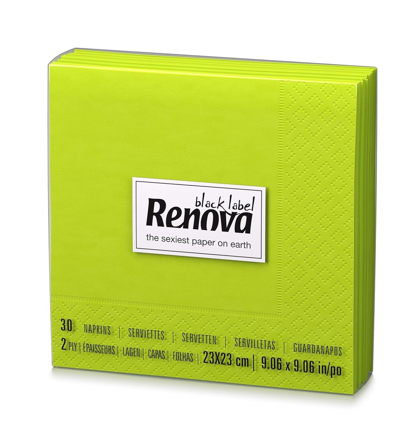 Renova Cocktail Groen Papieren Servetten - 30 Servetten