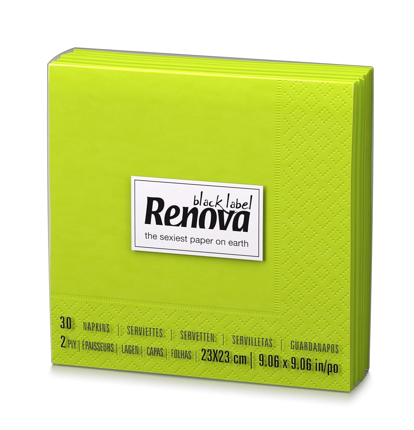 Renova Cocktail Groen Papieren Servetten - 30 Servetten