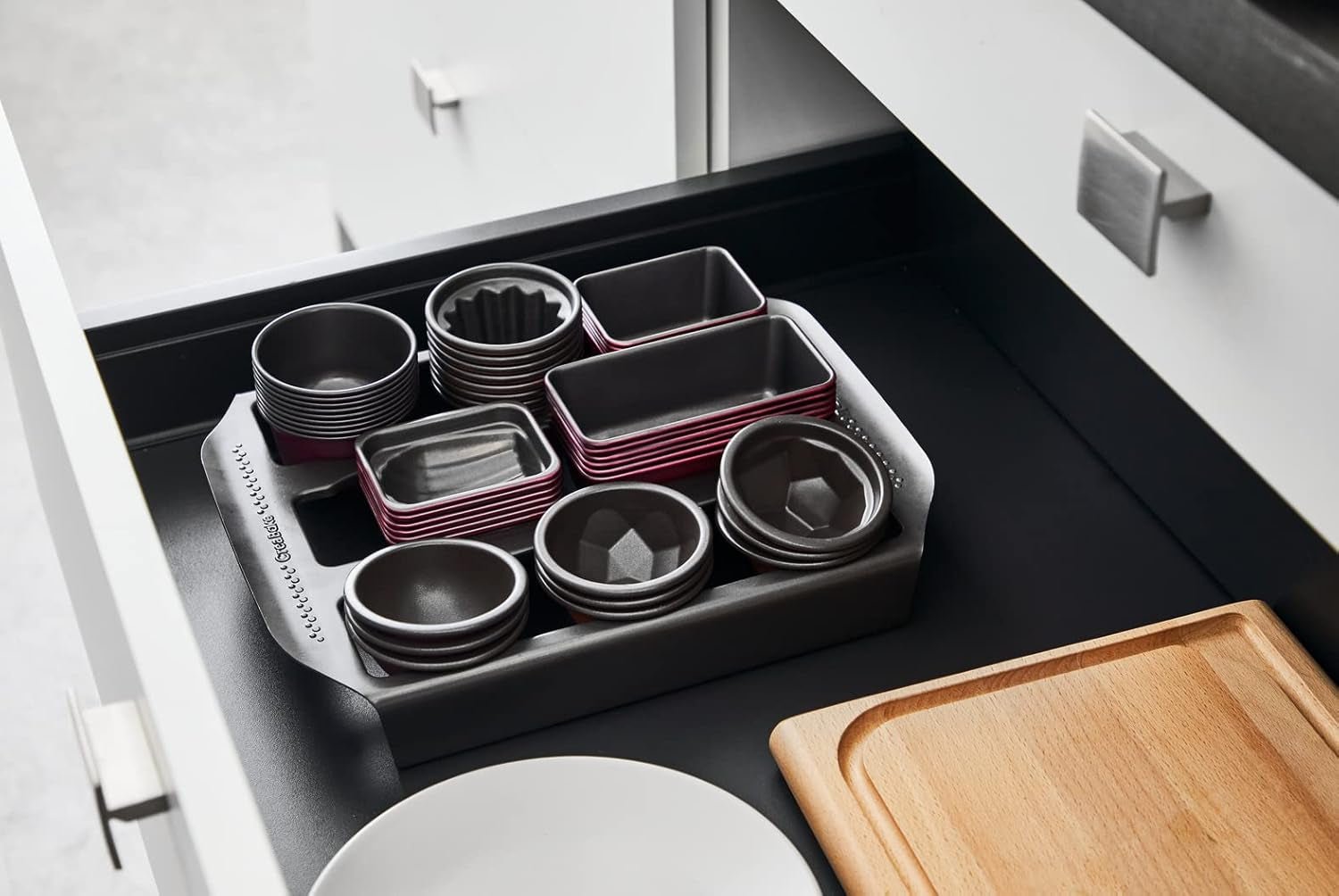 Tefal Creabake J3040104 Kuchenform, 9 Mulden, Antihaftbeschichtung, Austauschbar, Perfektes Backen, Kreative Und Leckere Rezepte, Nicht Compaible Mit Cake Factory, Creabake Vormen en bakplaten Naty Shop