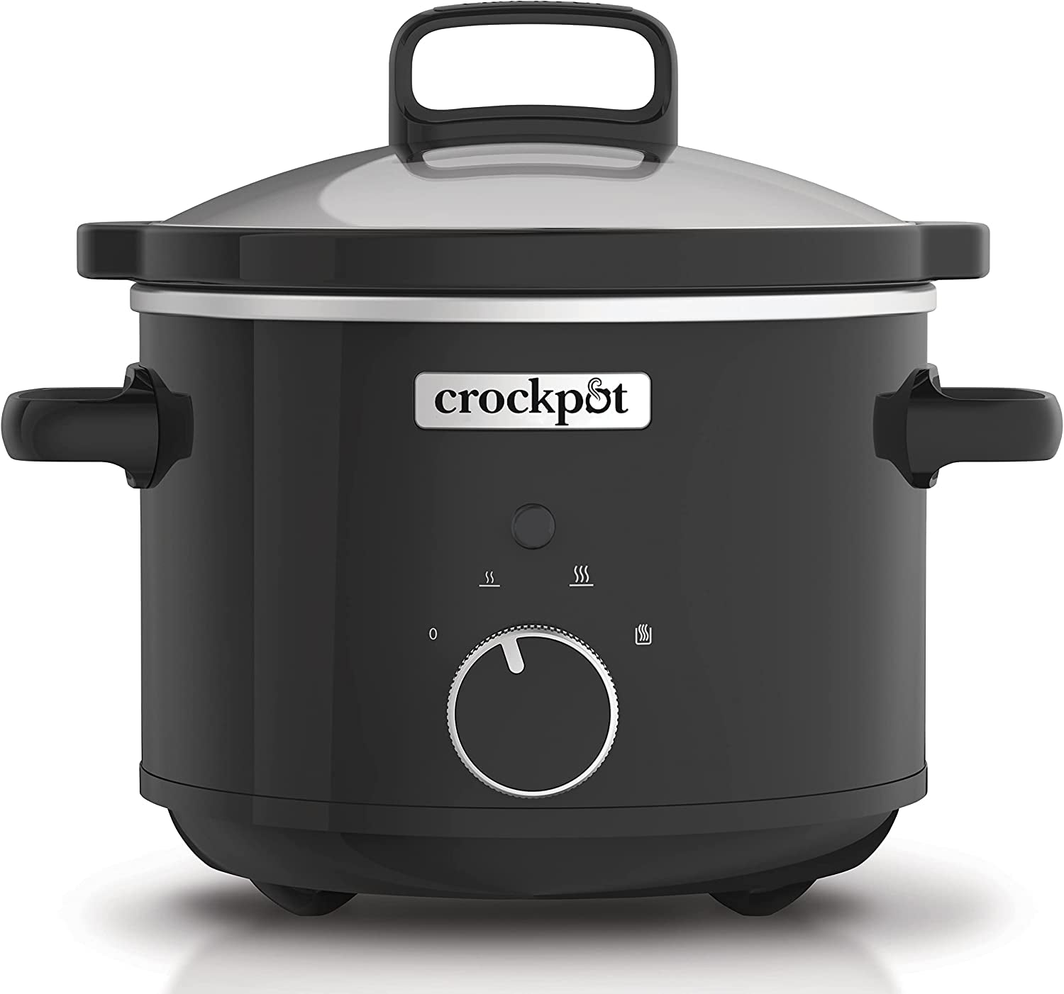 Slowcooker Crockpot, uitneembare keramische kom, gemakkelijk schoon te maken, 2,4 liter (1-2 personen) Slowcooker Naty Shop Standaardtitel