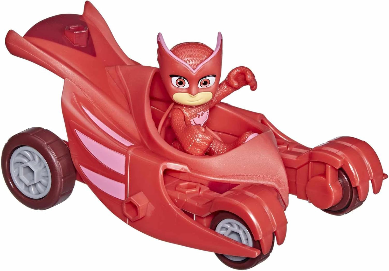 PJ Masks Owl Glider Kleuterspeelgoed Eulette's voertuig met Eulette-actiefiguur voor kinderen vanaf 3 jaar Recyclebare verpakking Actiefiguren Naty Shop Owl Glider