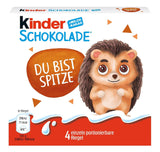Kinder Chocolate (20 x 50 g) - Valentijnsdagcadeau voor hem en haar, Carnaval & Mardi Gras-snoepjes - Gevulde melkchocoladerepen - 20 verpakkingen van elk 4 individuele repen