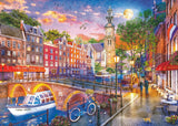 Ravensburger Puzzel 12000884 Sunset Amsterdam - Legpuzzel van 1000 stukjes voor volwassenen vanaf 14 jaar Puzzel Naty Shop Nieuw Design