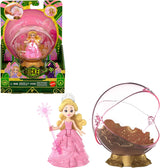 Mattel Universal Pictures Evil Glinda drijvende bubbel, bekende film geïnspireerde Glinda minipop en voertuigspeelset, JFM25, [Meerkleurig]