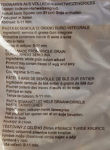 Volkorenpastaspiralen, verpakking van 10 (10 x 500 g)