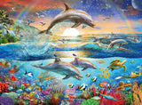 Ravensburger puzzel voor kinderen - 12895 Dolphin Paradise - Puzzel voor kinderen vanaf 9 jaar, met 300 stukjes in XXL-formaat Puzzel Naty Shop Standaard titel