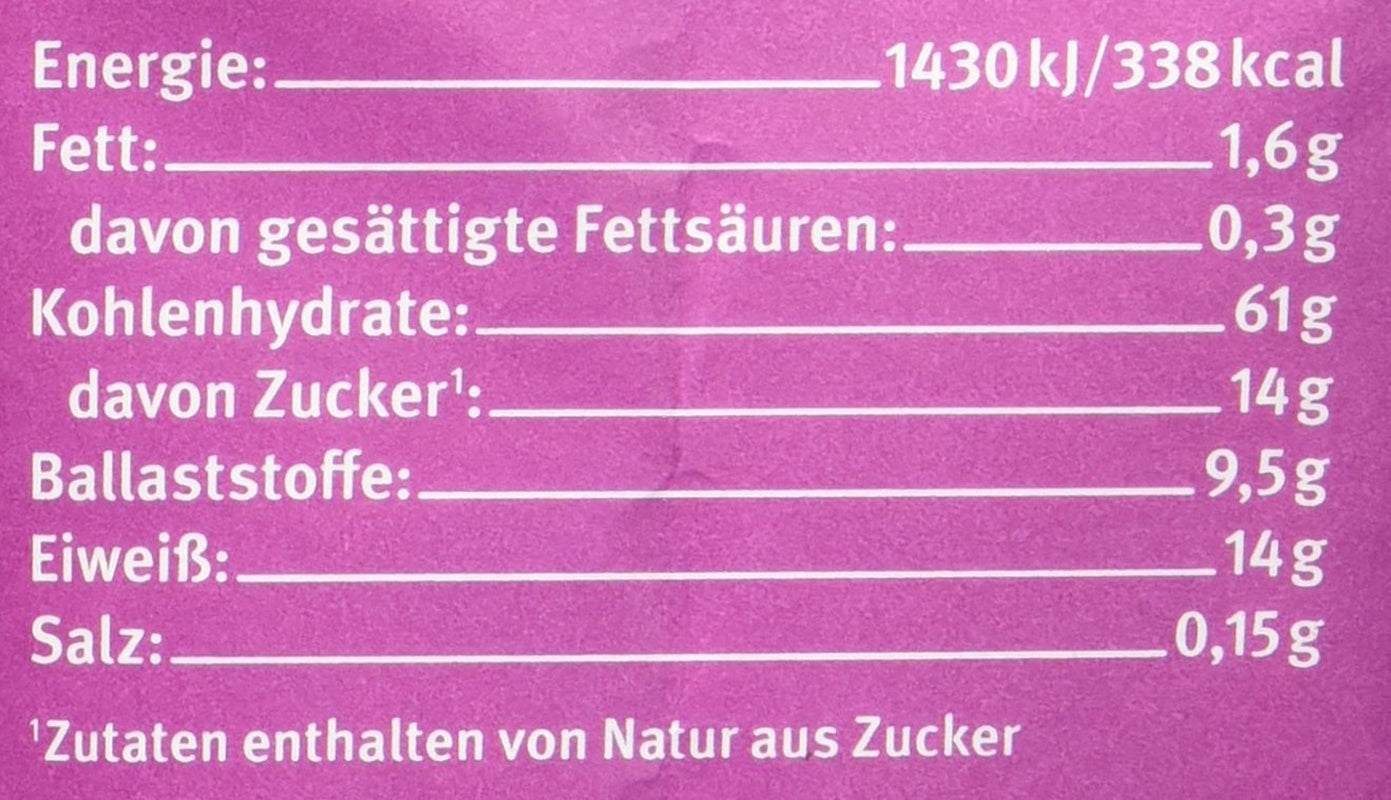 Hof muesli met speltbessensmaak, ongezoet, 425 g